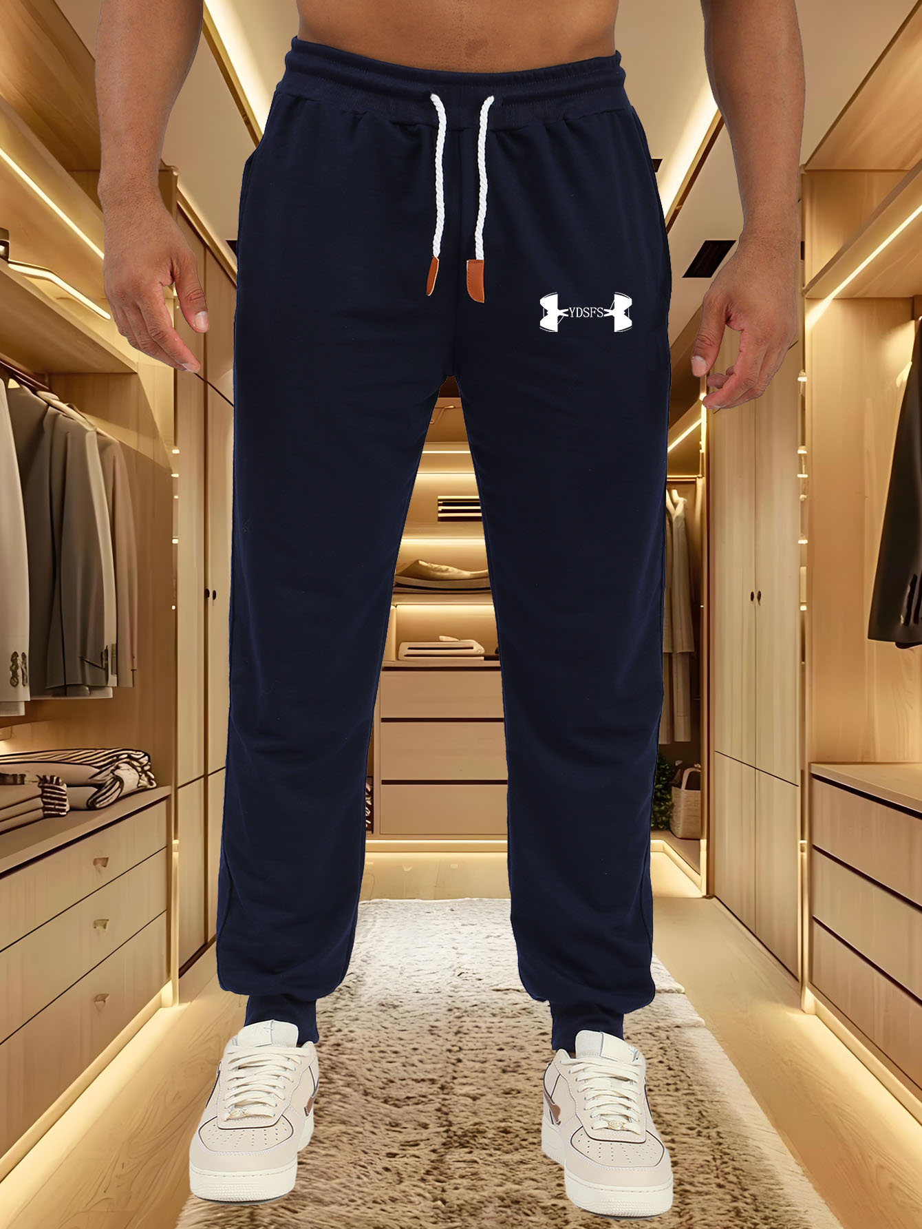 Men Jogger Pants Sport Brand L - Streetwear Brand Logos recension och pris