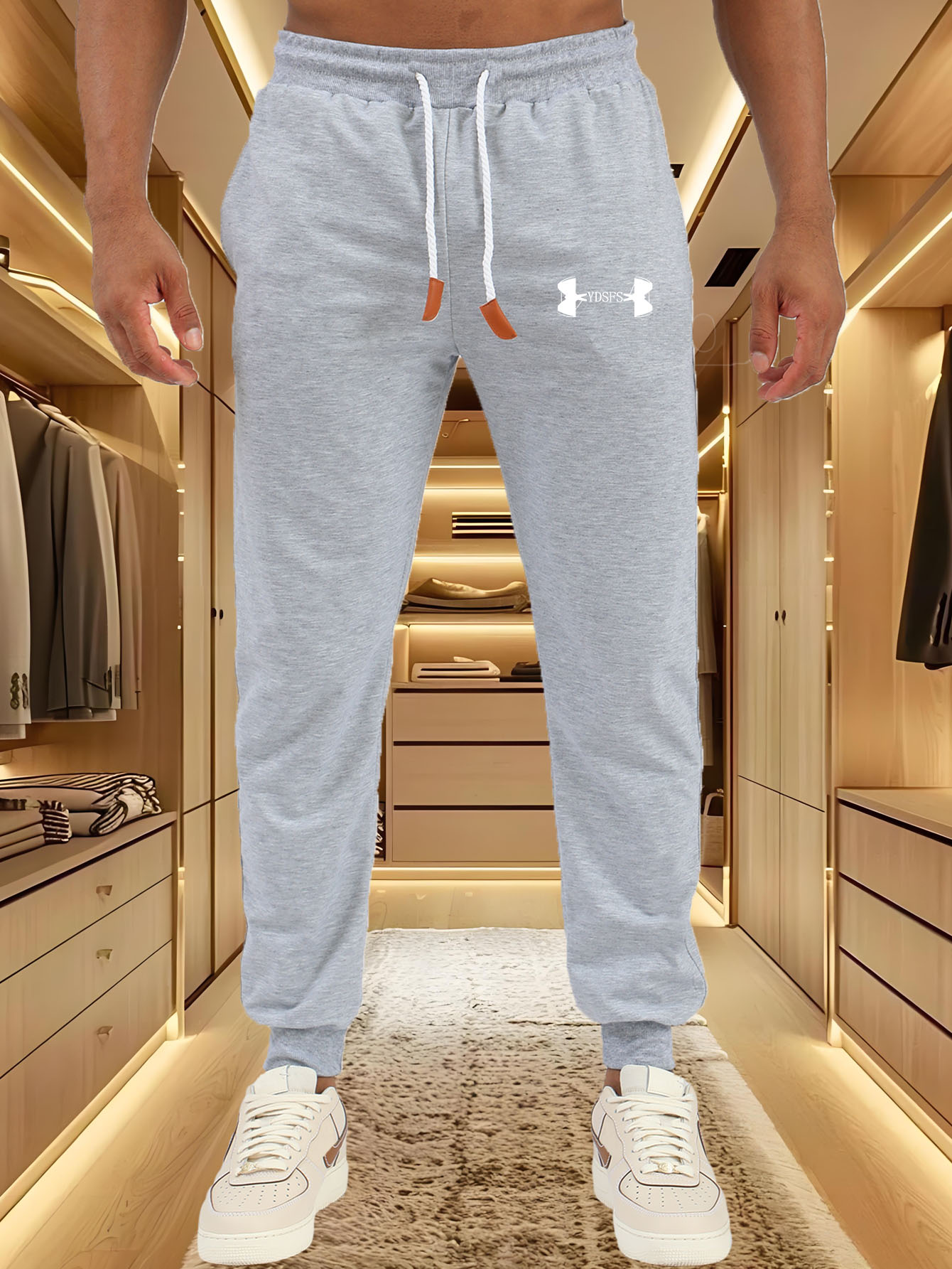Men Jogger Pants Sport Brand L - Streetwear Brand Logos recension och pris